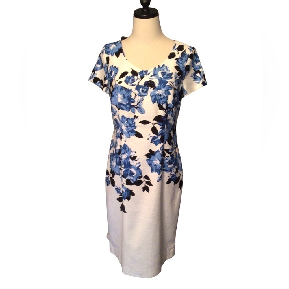 .NWT Talbots Floral Dress Size 6 Fully Lined Wedding Date Night Cocktail